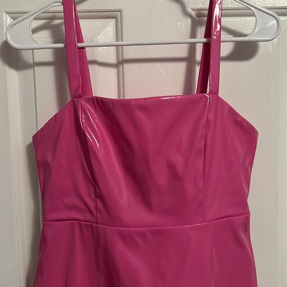 PINK LEATHER DRESS! - Picture 2 of 5